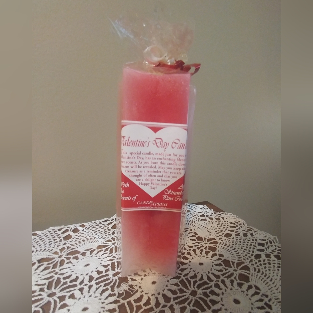 Valentine's Day Red Candle
